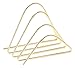 U Brands Desktop Letter Sorter, Wire Metal, Gold