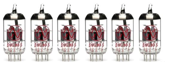 New Gain Matched Sextet (6) JJ Electronics Tesla 12AX7 / ECC83-S Vacuum Tubes