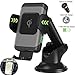 Wefunix Wireless Car Charger Mount, Automatic Clamping 10W Qi Fast Charging Holder Compatible with iPhone Xs Max/XR/X/8Plus/Samsung S10/S9+/S8/S7/Note9/8[QC3.0 Car Charger Included]