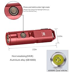 RovyVon A3 Keychain Flashlight 650 Lumens Super