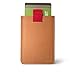 Distil Union Wally Sleeve Genuine Leather Wallet, Money Clip, Credit Card Holder (Cowboy Brown)