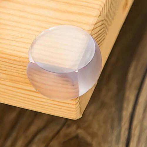 Tailbox Baby Caring Corners - 16-Pack Premium Clear Baby Proofing Corner Protector Guards for Keeping Children Safe/ Protecting From Injury around the House