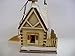 Ginger Cottages - Santa's Ski Lodge GC126, Miniature Collectable building for Christmas and holiday displays. Wood table top display or ornament. Hand crafted in the Richmond Virginia, USA area.