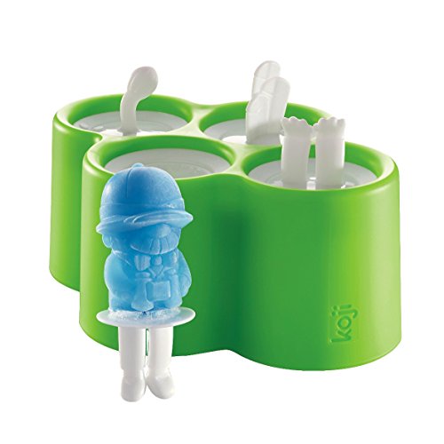 Koji safari popsicle molds, 4 ice pops, (bpa & phth…