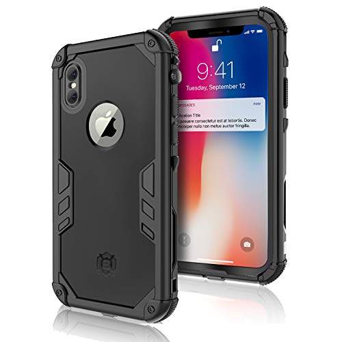 meritcase iPhone X Waterproof Case, iPhone Xs Waterproof Case, Built in Screen Protection Full Body Heavy Duty Rugged Protective Case for iPhone X/XS-Black meritcase iPhone X Waterproof Case, iPhone Xs Waterproof Case, Built in Screen Protection Full Body Heavy Duty Rugged Protective Case for iPhone X/XS-Black