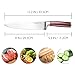 Moone Pro 8 inch kitchen Chef's Knife Sharp Blade Wood Handle High Carbon Stainless Steel Knives