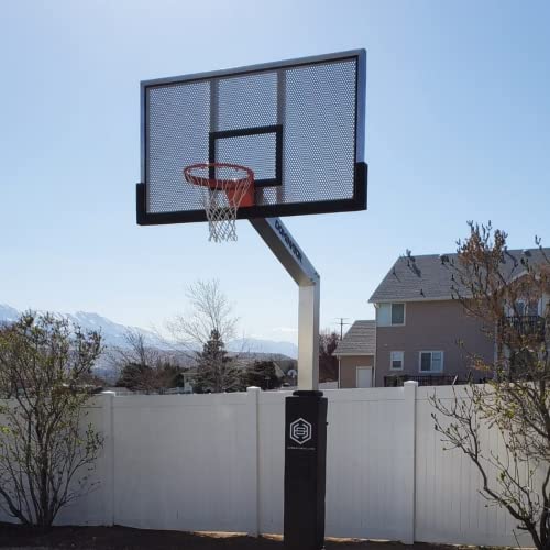 Dominator Outdoor Inground Basketball Hoop, Premium RustProof