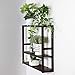 SONGMICS Bamboo Bathroom Shelf, 3-Tier Adjustable Plants Rack, Wall-Mounted or Stand, in the Living Room, Balcony, Kitchen, 5.9 x 23.6 x 21.3 Inches, Brown UBCB13Z