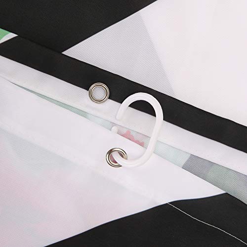 image for LIVILAN Shower Curtains with 12Hooks Machine Washable 70.8x70.8 Inches
