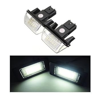 citroen c4 grand picasso number plate bulb