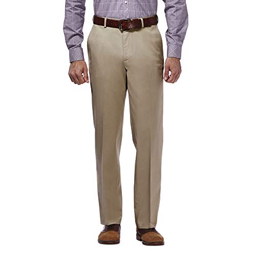 Haggar mens Premium No Iron Khaki 