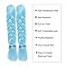 UHair Light Blue Jumbo Braiding Hair Extensions Jumbo Braid Crochet Colorful Hair High Temperature Synthetic Fiber Hair Extension for Women(100G/pc, 3 pcs/lot)