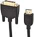 Amazon Basics HDMI to DVI Adapter Cable, Black, 35 Feet, 1-Pack