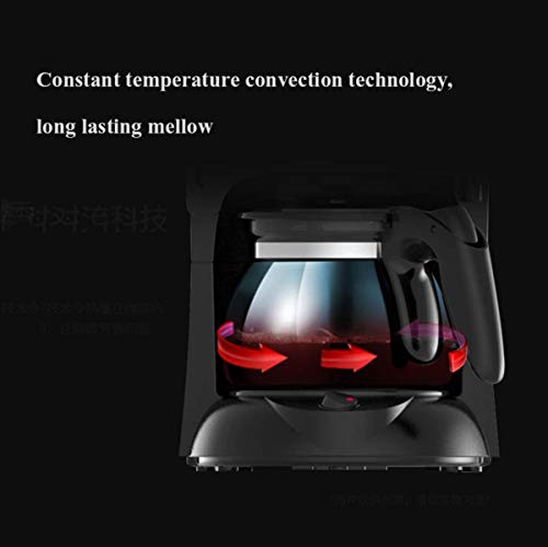 PXX Filterkaffeemaschine, Mit Kaffeemühle Anti-Drip-Design Abnehmbaren Filter Warm Halten 0,65 L Für 4 Tassen… – Bild 4