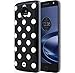kate spade new york Cell Phone Case for Motorolo Z Droid, Z Play Droid - Le Pavillion Black/Cream