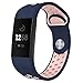 NO1seller Top Bands Compatible for Fitbit Charge 3 Small Large, Soft Silicone Sport Strap with Air Holes Replacement Wristband for Fitbit Charge 3 and Charge 3 SE Fitness Tracker