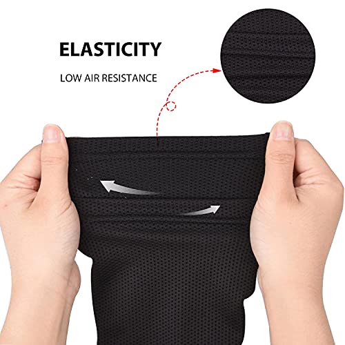 TOBWOLF 2 Pairs Soccer Shin Guard Socks, S Size, Breathable Soccer Shin