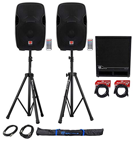 rockville powered sub