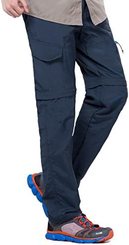 Deeko Boys Lightweight Quick Dry Trouser with Wear Resistant Fabric for Jogging and Traveling by (Cyan W30/L31)