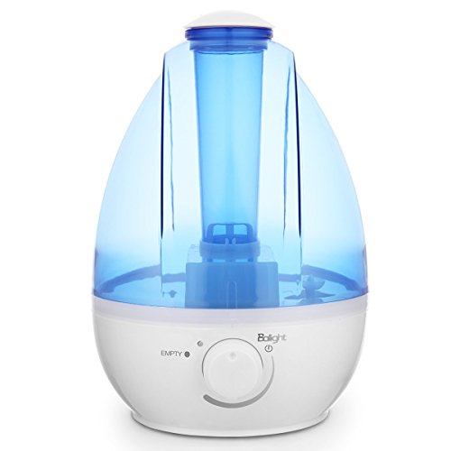 Balight Ultrasonic Cool Dual Mist Humidifier,Superior Humidifying Unit with Whisper,Quiet Operation,Night Light Function,3L of Moisturing Purifying Air for Office Bedroom Pregnant Woman Baby - Thumbnail 7