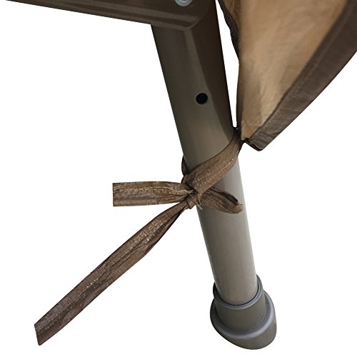 Abba Patio Swing Cover, Weather Protection 2-Person Seater Hammock Swing Cover, 65" L x 50" W x 63" H - Thumbnail 6