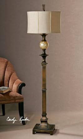 Classic Bronze Floor Lamp Capiz Shell Accent Amazon Com