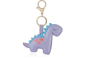 Itzy Ritzy Puffy Diaper Bag Charm, Lilac Dino