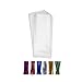 200 Clear Small Narrow Candy Cello Treat Bags 2x10 with 4