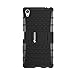 AMZER Hybrid Warrior Case with Kickstand for Sony Xperia Z5 Premium - Retail Packaging - Black