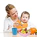 HM-tech 4pcs Bamboo Kids Bowls (20oz) for Baby Feeding, Toddler Bowls, Tableware for Baby Toddler Kids Bamboo Toddler Dishes & Dinnerware Sets 03