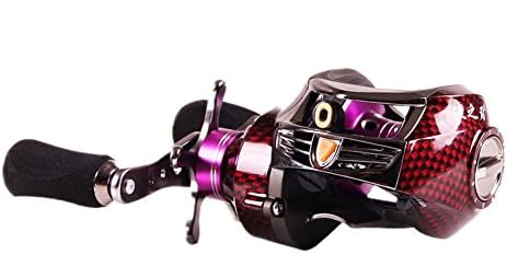 Baitcasting Fishing Reel Low Profile Baitcasting Reel With Dual Brakes Systems-18+1 Shielded Bearings-11Lbs Drag Power-7.0:1 Gear Ratio