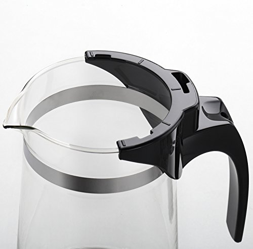 KLS Loose Leaf Tea Maker With Glass Teapot, Patented Simple Structure Built in Infuser and Convenient Cleaning Filter, Portable Tea Pot With Strainer, Loose Leaf Teapot With Tumbler Infuser - 750ML
