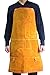 Leather Welding Apron Flame-Resistant Heat Resistant Work Apron Fire Resistant Welding/Welder Smock, 24 x 36 Inch, 6 Pockets
