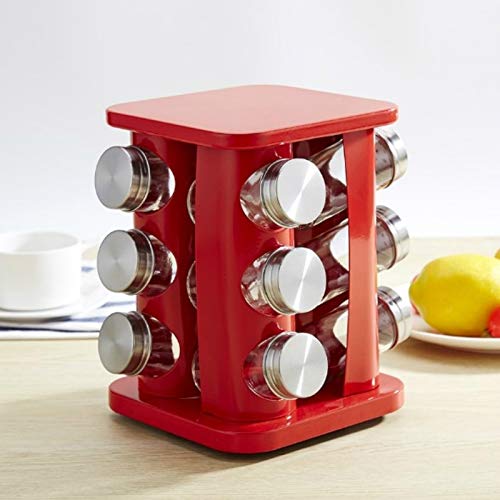 Simple life, life assistant. Simple 12 in 1 Stainless Steel Canister Set with Turnable Holder(Silver