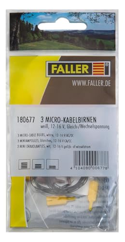 Faller - F180677 - Modélisme - Micro Ampoules - 3 Pièces