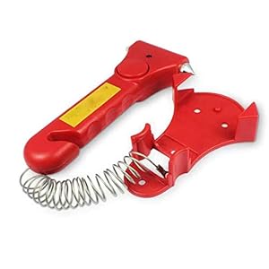 zyh Rode noodhamer,Noodsituatie gebroken vensterhamer 2 in 1,Mini Emergency Rescue Car Safety Hamer (1 Item)