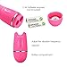G-Spot Vibrator Rabbit Vibrator Clitoris Vagina 10 Speed Silicone Stimulation Adult Sex Toy for Women (Pink)