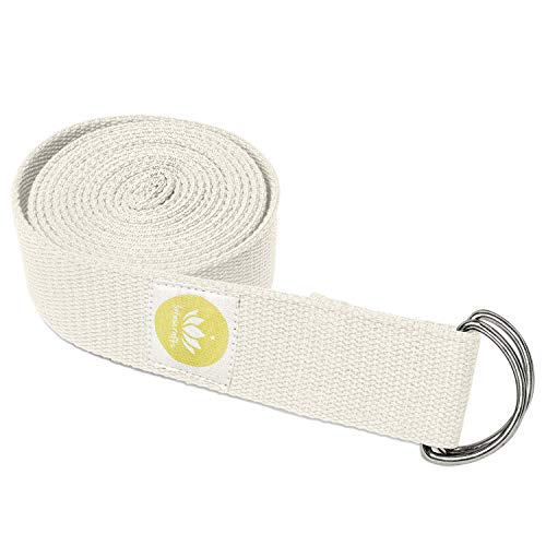 image for Lotuscrafts Yoga Strap for Stretching and Excercise - 100% Organic Cot