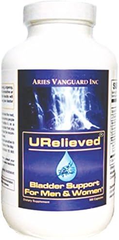 URelieved Bladder Support - All Natural - 300 Capsules - Interstitial Cystitis Relief