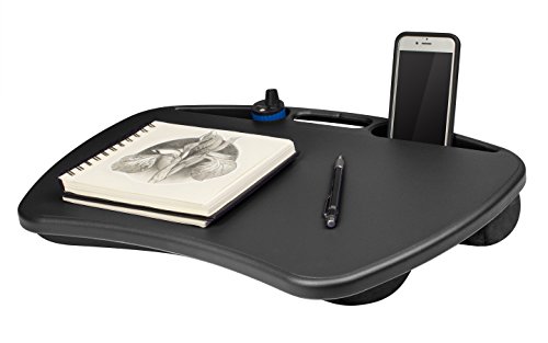 LapGear Lap Desk  MyDesk 15 - Black, LapDesk Surface Supports up to 15.6