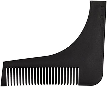Yoofor Beard Shaping Styling Template Grooming Tool, for Top Lines, Neck Line, Goatee---Black