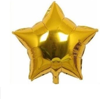 Free Shipping! 24 Inch Star Aluminum Foil Balloons, Helium Balloons for Party Decoration 5pcs/lot (gold)