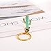Cute Creative Cactus Shaped Key Chains Key Rings Pendants 6PCS