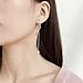 Leiothrix Korean Version Dangle Earrings Tassel Zircon Fashion Jewelry for Women and Girls