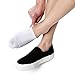 FAYBOX 5 Pack Heel Non Slip No Show Boat Socks Low Cut For Men