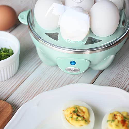Elite Gourmet EGC007M Rapid Egg Cooker, 7 EasyToPeel, Hard, Medium
