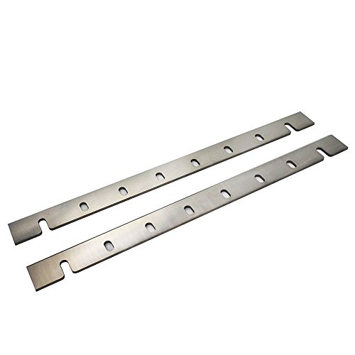 Planer Blades JESTUOUS 12.5 Inch for Dewalt 733 DW733 HSS Planer Replacement DW7332 Single Edge Knives,12-1/2x1-1/16x1/8,2 pcs