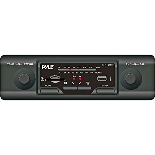 Buy Pyle InDash Am/FmMpx Mp3 Shaft Style Dual Knob Radio With Usb