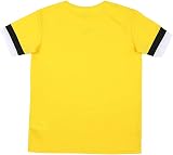 PUMA Unisex Kids Teamrise Jersey Jr Cyber Yellow Puma Black White view 2