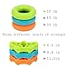 Kulussy Finger Stretcher Hand Resistance Bands Hand Extensor Exerciser Hand Grip Strengthener Strength Trainer Gripper Set for Arthritis Carpal Tunnel Exercise Guitar and Rock Climbing 6pcs